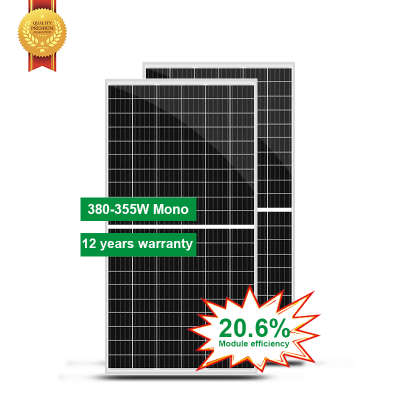 380W 355w Solar Panel and Solar Batteries Solar Panel for Sale for Home Use