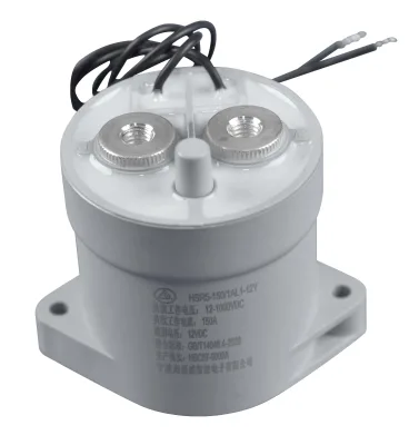 HYW High Voltage 150A High Current 750V Coil 12V 24V Epoxy DC Relay For EV PHEV 120-750KW Charger Energy Station Switch