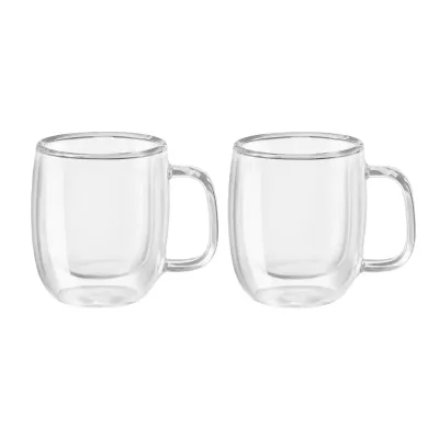 Wholesales Hand Made Heat Resistant Double Walled Glass Coffee Cups with Glass Handle