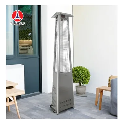 Hot Sales Triangle Best Tall Camping Bistro Black Flame Gas Propane or Butane Patio Heater//