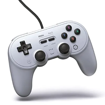 8BitDo Pro 2 Wired Controller Vibration Motor Turbo Button Six-axis Gyroscope for / Lite Windows 10 Android