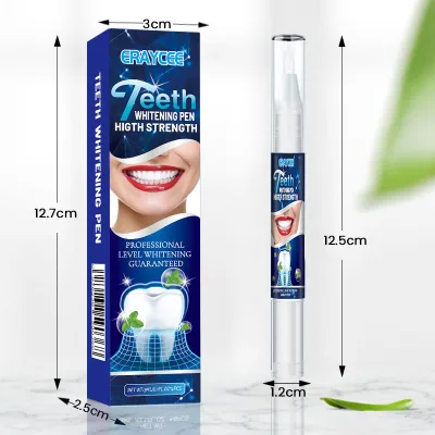 Portable Tooth Surface Cleaning Pen 3ml Mint Fresh Breath Teeth Care Gel Pen Convenient on the Go Oral Care Product Private