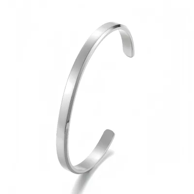 Wholesale Women's 18K Gold Plated Stainless Steel Hollow Bangle Trendy Party Jewelry Vente En Gros Pour Femme Bijoux En Acier