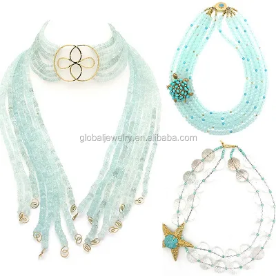Modern Tribal Beaded Necklace Jewelry