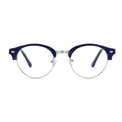 Hot Sale Wholesale Eyeglasses Vintage Acetate Half Frame Glasses Can Be Customized Optical Glasses