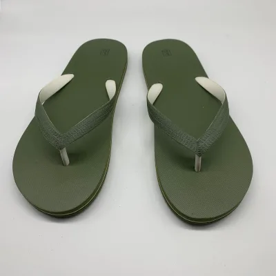 Mens Flip Flop Slippers Green