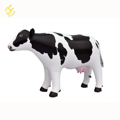 Inflatable Cattle Animal 37 Inch Long for Pool Party Decoration Kid or Adult Toy