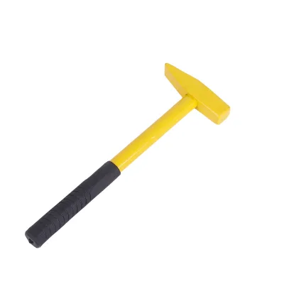 Industrial Grade Cross Pein Hammer with Steel Pipe Handle Rubber Grip for Metalworking Construction Workshop