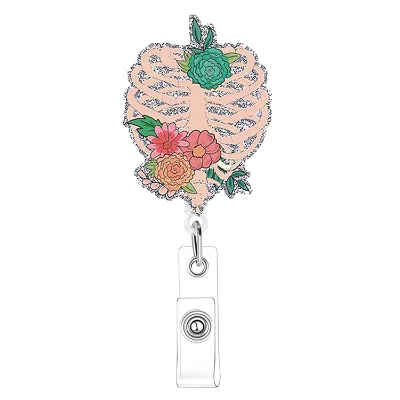 Customizable OEM Nurse Badge Retractable Reel Newly Designed Watertight ID Holder with Felt Accessory