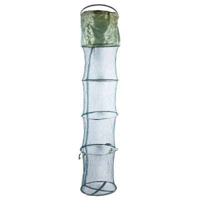 150cm Portable Folding Fishing Basket Dip Net Cage Fishing Net Tackle