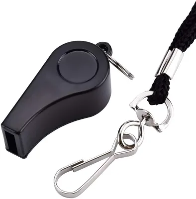 Wholesale Price Black Whistles Outdoor Mountaineering Supplies Loud Whistles for Referee