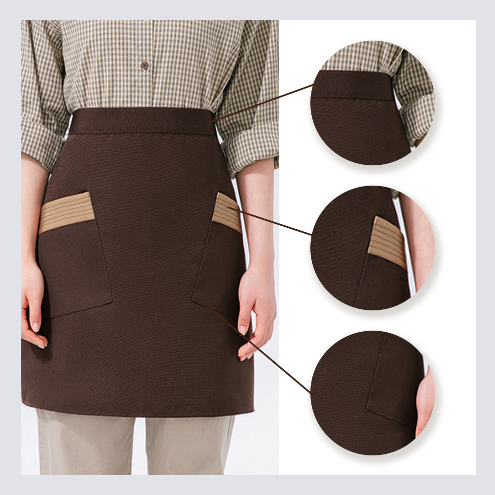 Cheap Bulk Aprons Barista Apron Custom Chef Kitchen Apron for Cooking Design