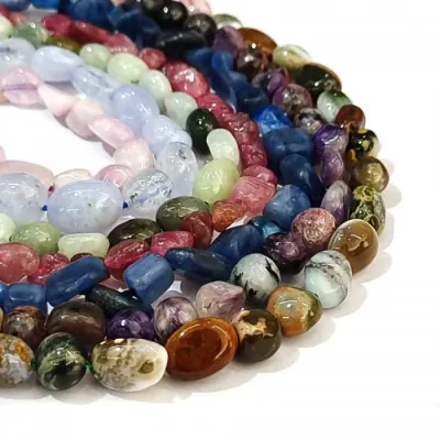 Natural Stones Beads Gemstone Stone Beads Irregular Unisex 5x8mm 866032