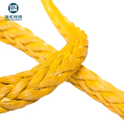 12 Strands High Mooring Rope Braided UHMWPE Fabric