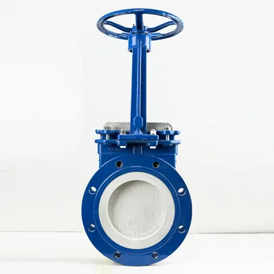 Factory direct manual cast iron knife gate valve circular knife gate valve
