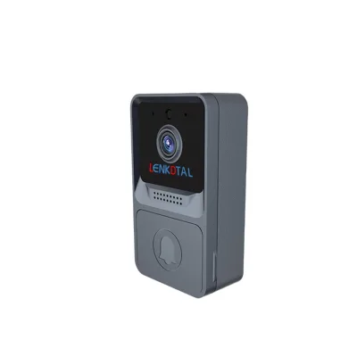Night Vision Video Doorbell Home Smart Visual Doorbell with Camera WiFi Wireless V5 for Apartment Doorbell