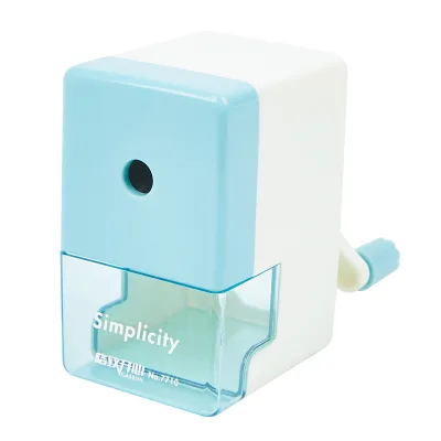 7710A Jane Beauty Hand Pencil Sharpener Mo Landi Color Pencil Sharpener Office Stationery Simple Pencil Sharpener