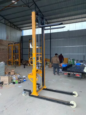 2m-8m Mobile Brick Loading Lifter Electric Brick Lift Brand Site Electric Brick Machine Lift Wireless Remote Control