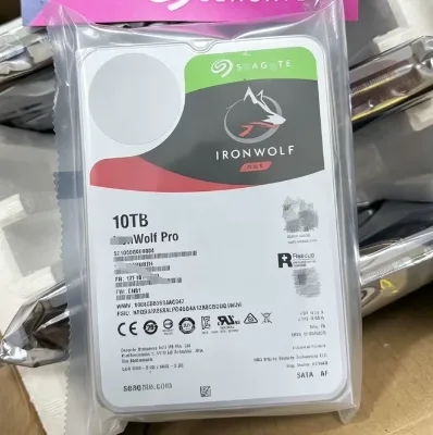 ST10000NE0004 10TB SATA 3.0 Internal Hard Drive lronWoIf Pro Mechanical HDD For NA.S RAID Network Storage Server