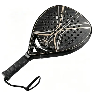 Custom Junior Padel Racket Children Kids Lightweight Carbon Fiber Surface Safe Design