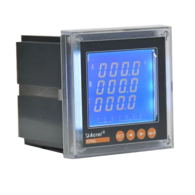 Acrel PZ96L-E4/C Three Phase Four Wire Panel Mounted Power Meter With RS485 Communication LCD Display