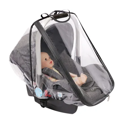 Car Seat Rain Cover Universal Car Seat Rain and Weather Shield Raincover Features Quick-Access Zipper Door and Side Ventilation