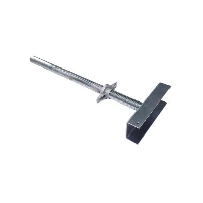 Scaffolding Frame ESBJ-25 Q235 Steel Electro Galvanized Thread Rolling Jack Base
