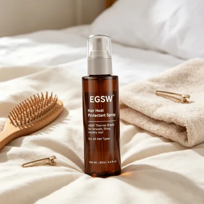 Heat Protect Spray Thermal Hair Protection Leave In Treatment For Smooth Shiny Hair And Heat Styling Defense