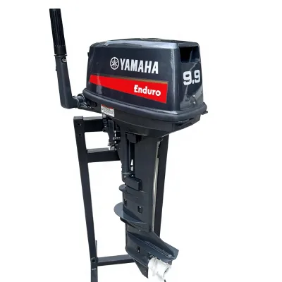 China Supplier 9.9 HP Four Stroke External Boat Engine Petrol Outboard Motor Reliable Power Inflatable Vessel Yacht Gear