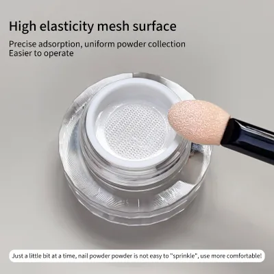 New Air Cushion Powder Colorful Aurora High Brightness Magic Mirror Crystal Powder Color Plating Powder Nail Decoration