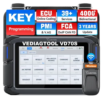 EU Warehouse VDIAGTOOL VD70S Latest Programming Scan Tool OBD2 Scanner Auto Universel Diagnostic Machine As XTOOL D7W