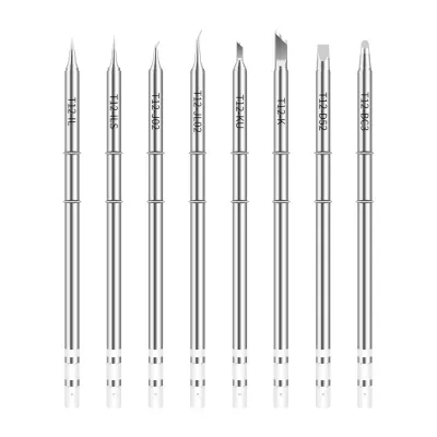 Factory Wholesale T12 Series Copper Nozzle Lead-Free Soldering Iron Tips T12-K/KU/KR Welding Tip for T12 Soldering Station