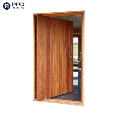 Phipulo Armored Aluminum Pivot Entrance Door Bullet Resistant Panel Secure Main Front Modern Residential House