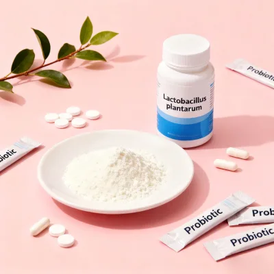 Clinically Lactobacillus Plantarum for Gut Health, High Viability Probiotic Powder Bulk GMP Certified Probiotic Raw Material