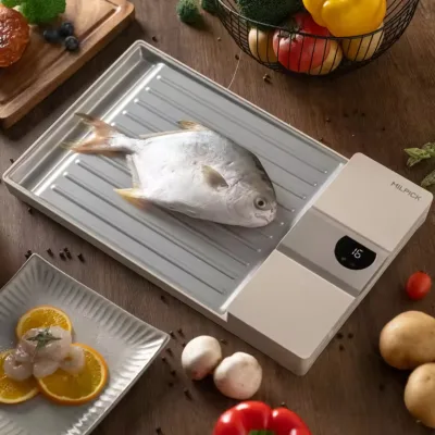 Professional Kitchen Smart Tray for Rapid Defrosting and Thawing Frozen Meat Quick Plate Board for Steak and Pork Meat