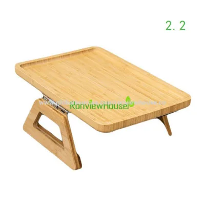 Bamboo serving trays bamboo armchair tray for Coffee, tea, snacks, cigarettes