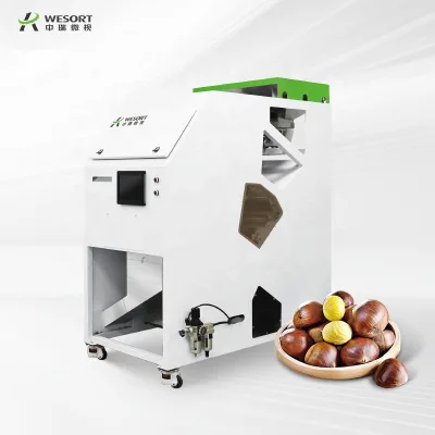 WESORT Al Multifunctional Chestnut Color Sorting Machine Four-View Mirror Shape Sorter for Efficient Separation