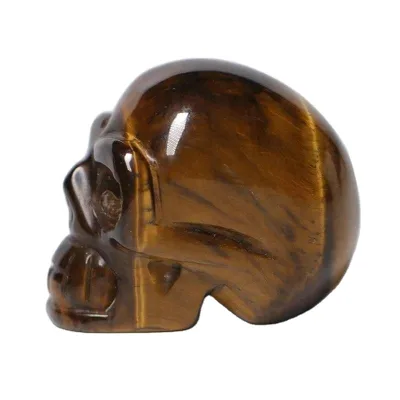 Natural Crystal Tiger Eye Handicraft Crystal Gem Carving Specimen Mineral Crystal Quartz Art Collection