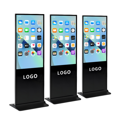 43 50 55 65 Inch Comercial Digital Door Advertising Screens Advertising Players Digital Signage