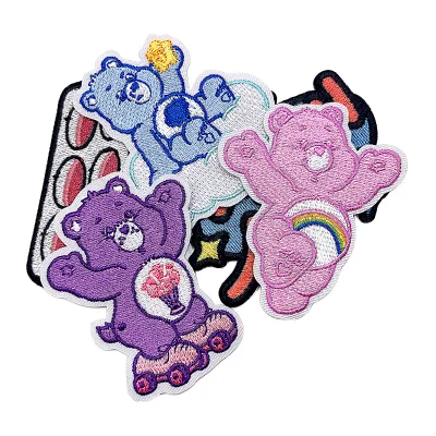 Woven Iron-On Sequins PVC Patches Fabric Material Cloth Paste