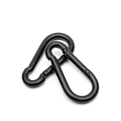 Carabiner Wholesaler Sells Different Sizes Black Carabiner