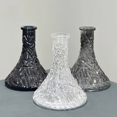 In-stock Modern Arabic Hookah Holder Metal Base Bottle Narguile Stone Vase with Custom Logo Option Gift for Parties & Events
