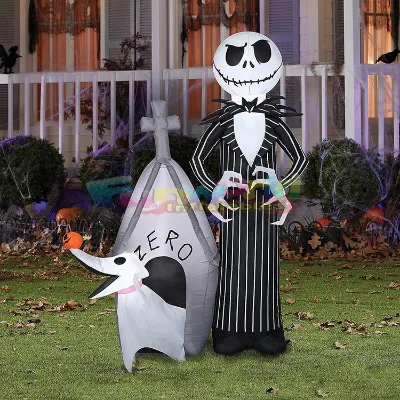 Promotion Advertising Nightmare Before Christmas Inflatable Decoration Outdoor Jack Halloween Inflatables for Kids Adults