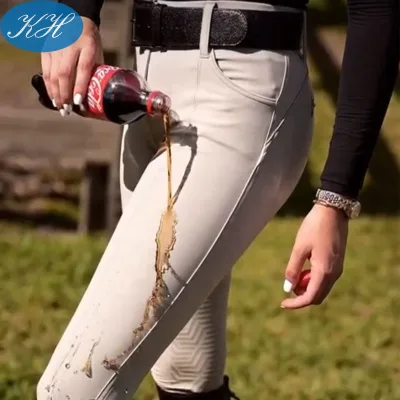 CUSTOM HIGH END TECHNICAL WATER PROOF FABRIC BREECHES STAIN RESISTANCE MATERIALS RIDING PANTS