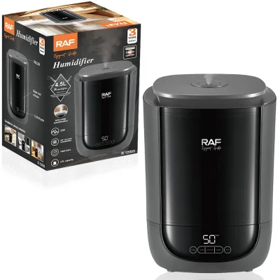 RAF Humidifier Humidificador 4.5L 25W 360° Mist Timer Sleep Mode Constant Humidity for Bedroom Office Home