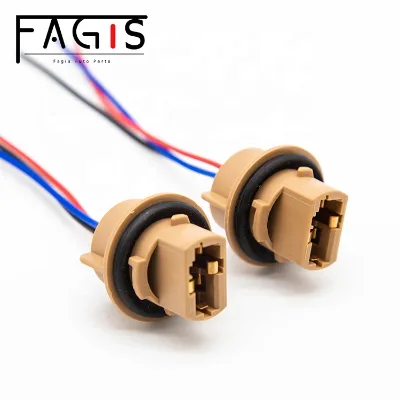 Fagis T20 Connector Halogen Bulb Socket T20 7440 7443 Socket