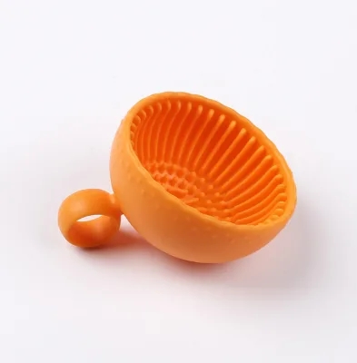 Portable Household Silicone Makeup Brush Cleaning Bowl OEM ODM Custom for Makeup Brushes, Powder Puffs & Beauty Sponges