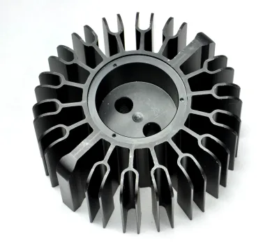 Round Diameter 98mm Aluminum Extrusion LED Heat Sink