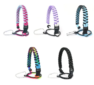 Convenient Silicone Water Bottle Holder with Strap Drinkware Carrier Bag for Walking Hiking Camping Gym Exercise