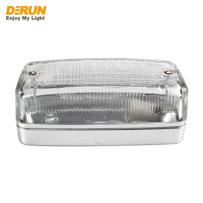 Tri-proof Glass Range Hood Lamp Holder Anti-Fog Sealed Hood E27 Socket for LED Bulb Incandescent Bulb